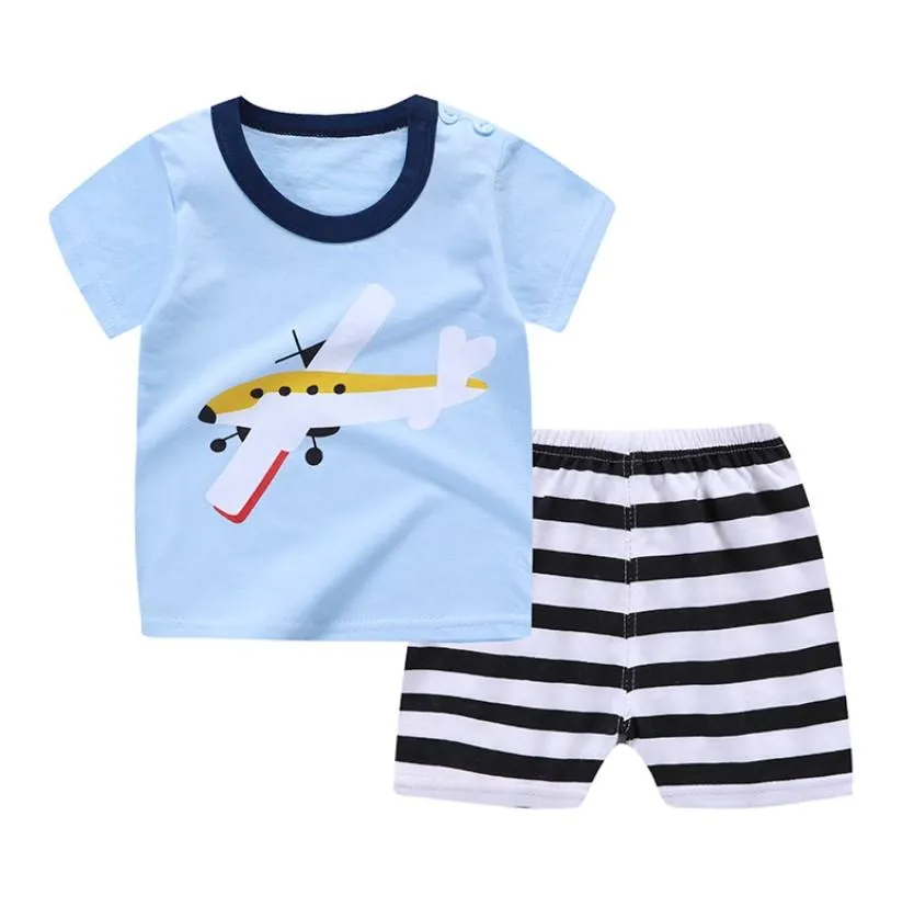 Aye Aye Captain, Little Blue Whale and Little Pilot Baby and Toddler Shorts Set of 3