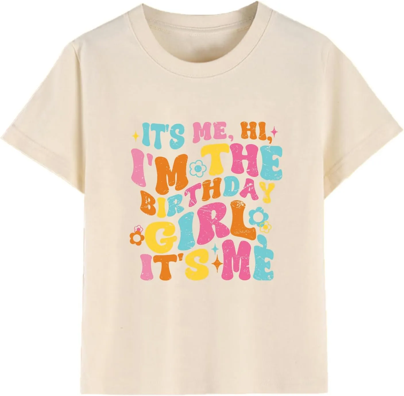 Birthday Girl Shirt 2nd 3rd 4th 5th 6th 7th 8th 9th Girls Birthday Tshirts Cotton Short Sleeve Tees