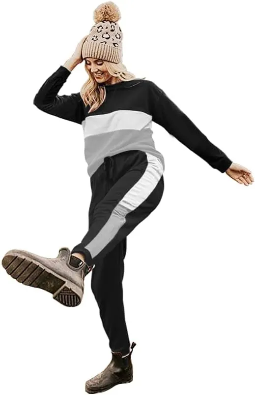 ETCYY NEW Lounge Sets for Women Two Piece Outfits Sweatsuits Sets Long Pant Loungewear Workout Athletic Tracksuits