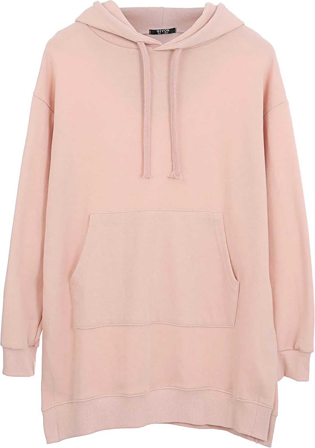 GIVON Womens Hoodies Dress Hooded Sweatshirts Loose Fit Long Sleeve Casual Tunic Loungewear