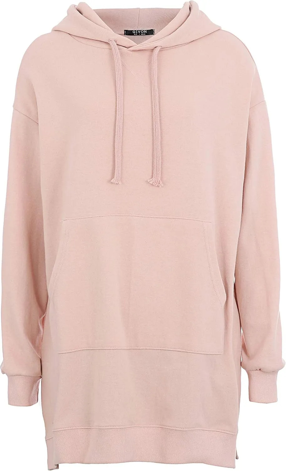 GIVON Womens Hoodies Dress Hooded Sweatshirts Loose Fit Long Sleeve Casual Tunic Loungewear