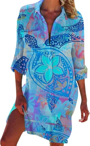 High Low Shirt Roll Up Sleeve Tops Oversized Long Sleeve Shirts for Women Womens Button Down Ladies Tops and Blouses