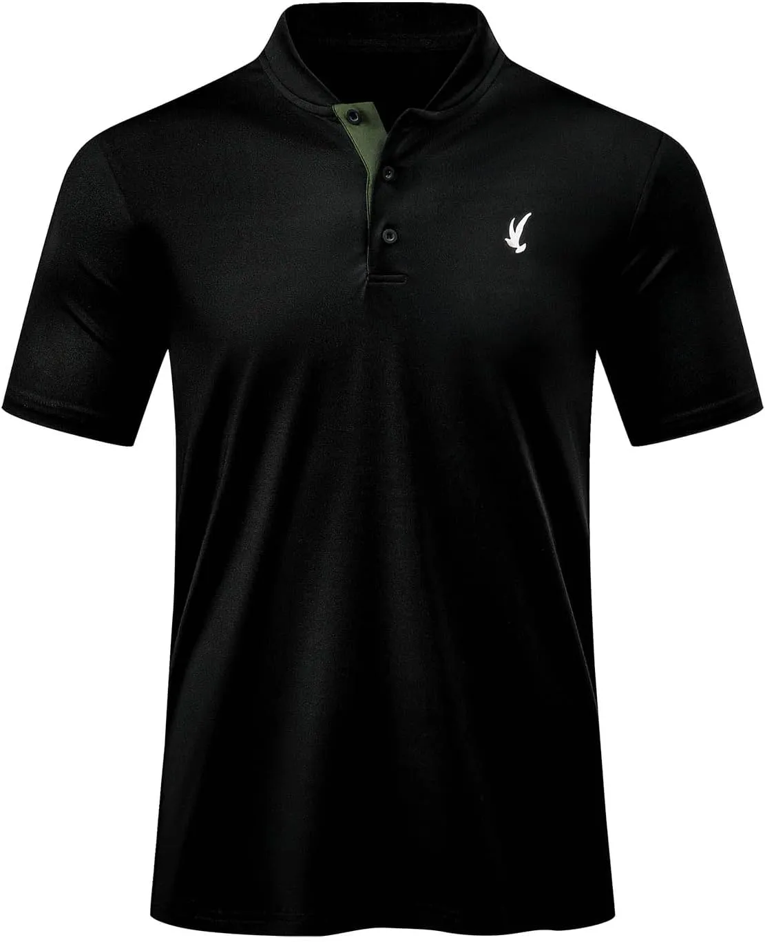 JMIERR Men's Polo Henley Shirt Moisture Wicking Quick Dry Summer Casual Short Sleeve Golf Polo T Shirts
