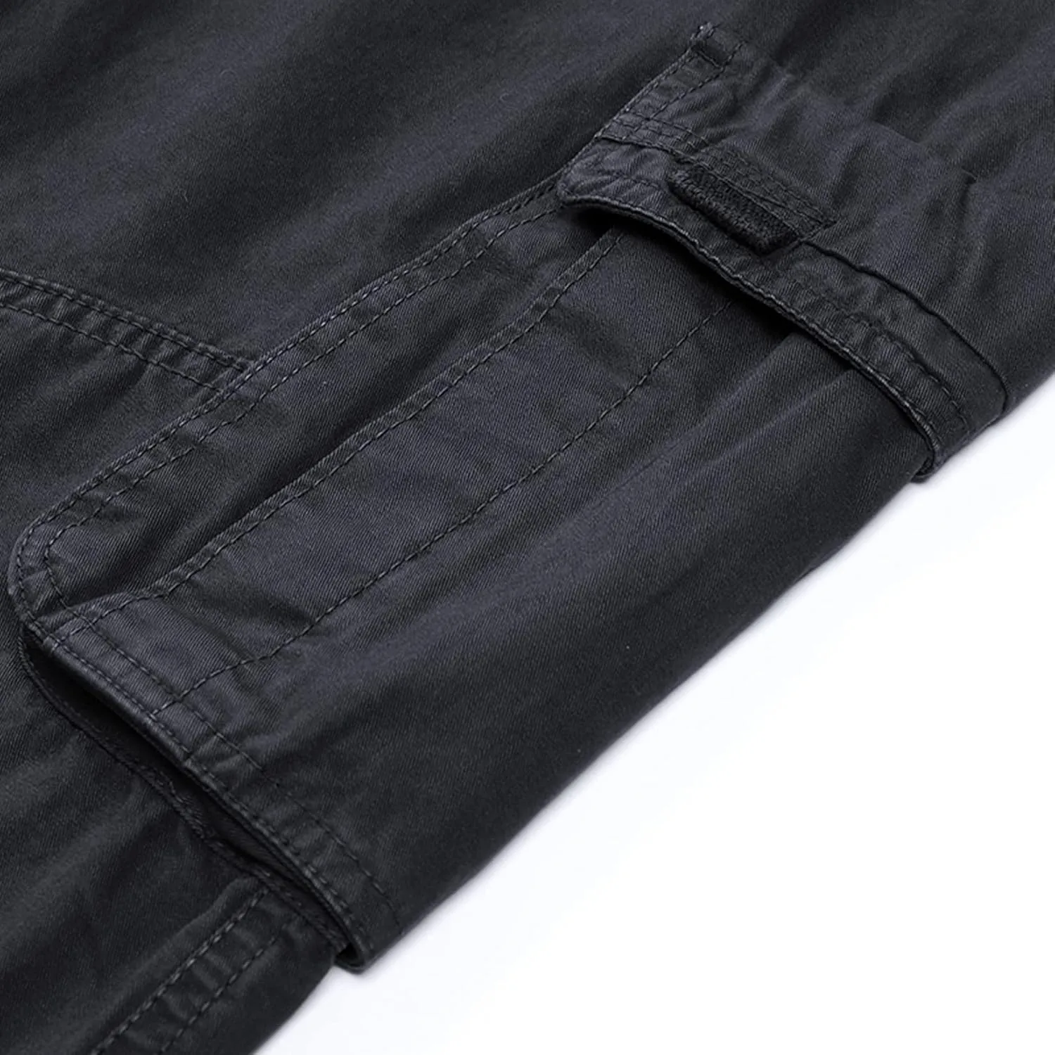 Lu's Chic Men's Chino Pants Cargo Workout Lounge Jogger Work Tapered Streetwear Trousers