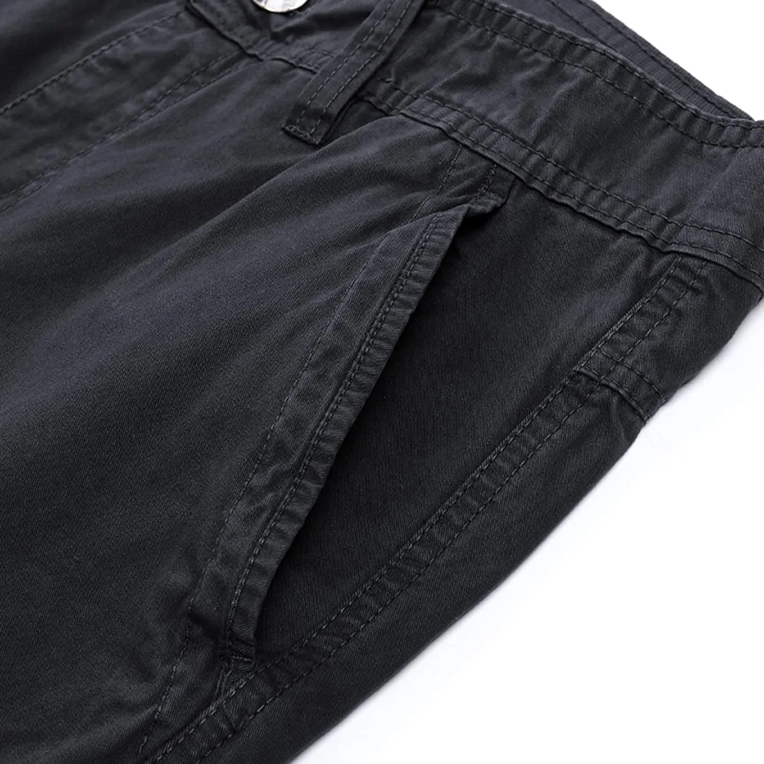 Lu's Chic Men's Chino Pants Cargo Workout Lounge Jogger Work Tapered Streetwear Trousers