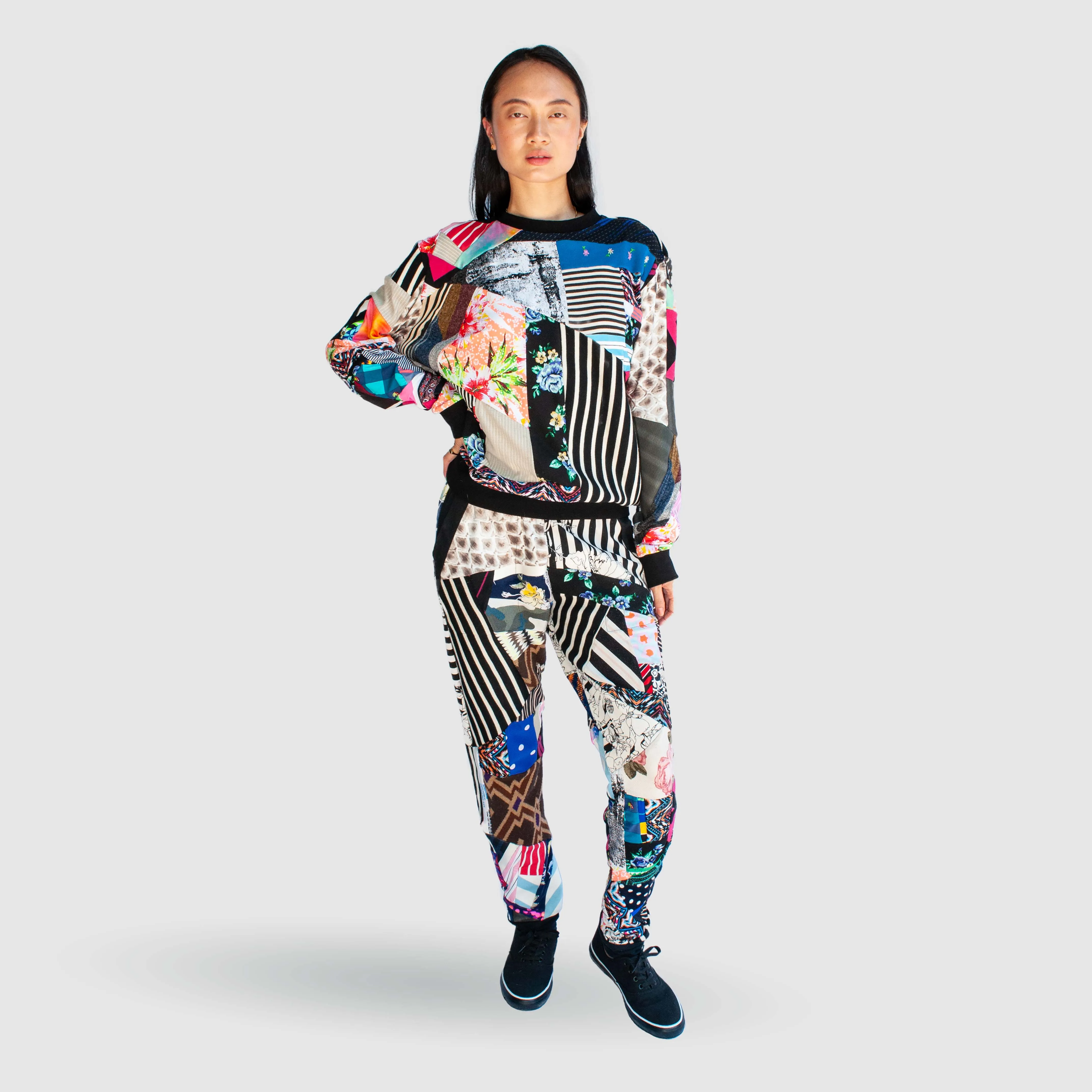 mixed print 'all-over reroll' MEGA bundle (sweatshirt   jogger   shorts   tee shirt)