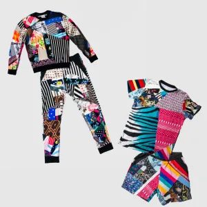 mixed print 'all-over reroll' MEGA bundle (sweatshirt   jogger   shorts   tee shirt)