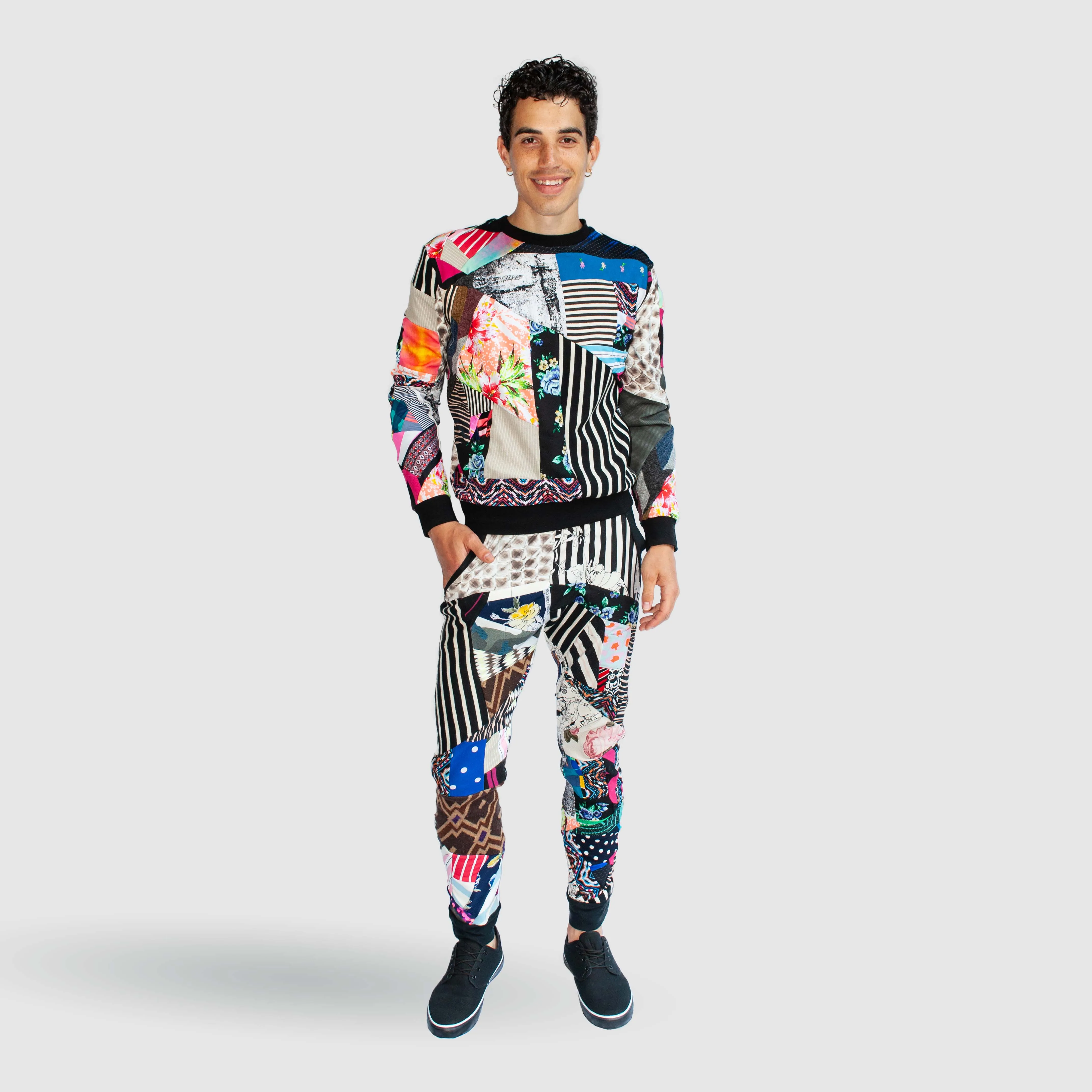 mixed print 'all-over reroll' MEGA bundle (sweatshirt   jogger   shorts   tee shirt)