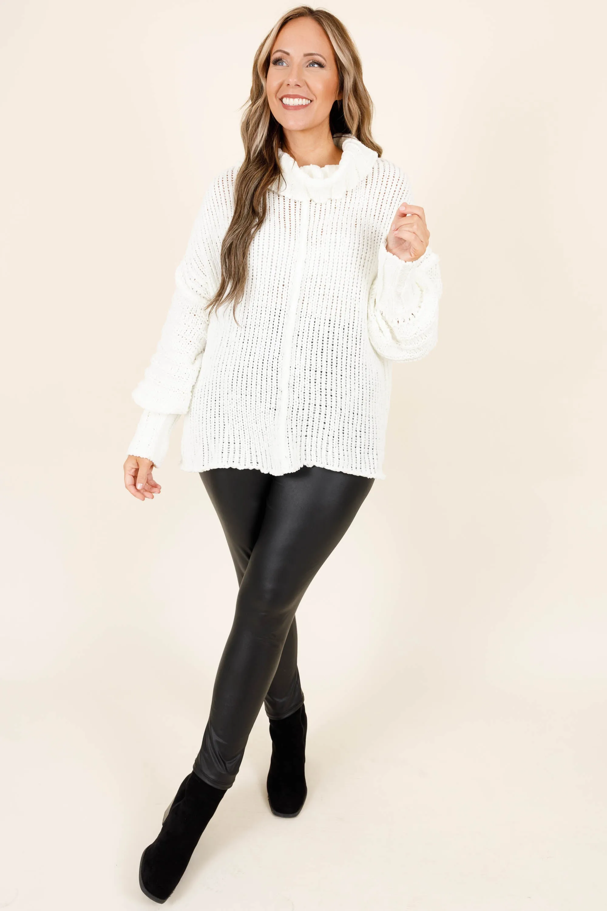 One, Two, Step Sweater, Off White