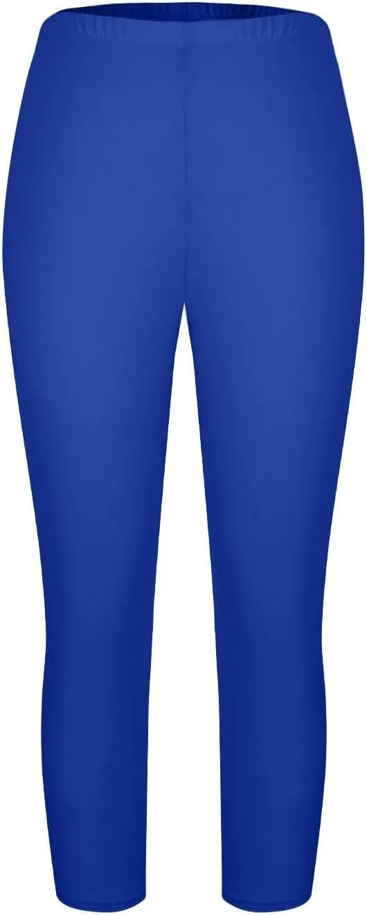 Plus Size Capri Leggings for Women Tummy Control Stretchy Yoga Pant Elastic Waist Workout Pants Sporty Travel Outfits