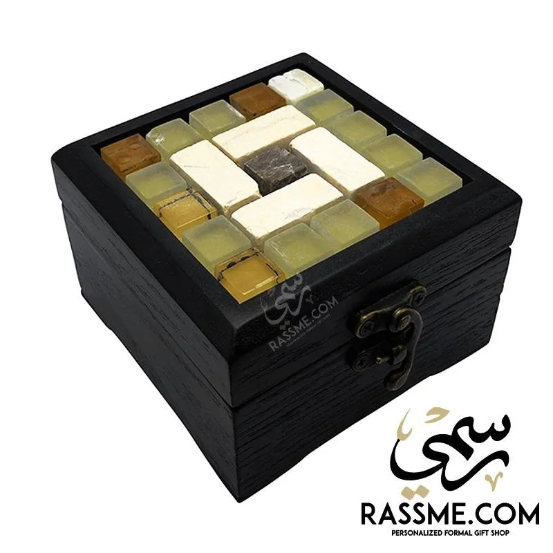 Premium Wooden Box Mosaics - Free Engraving
