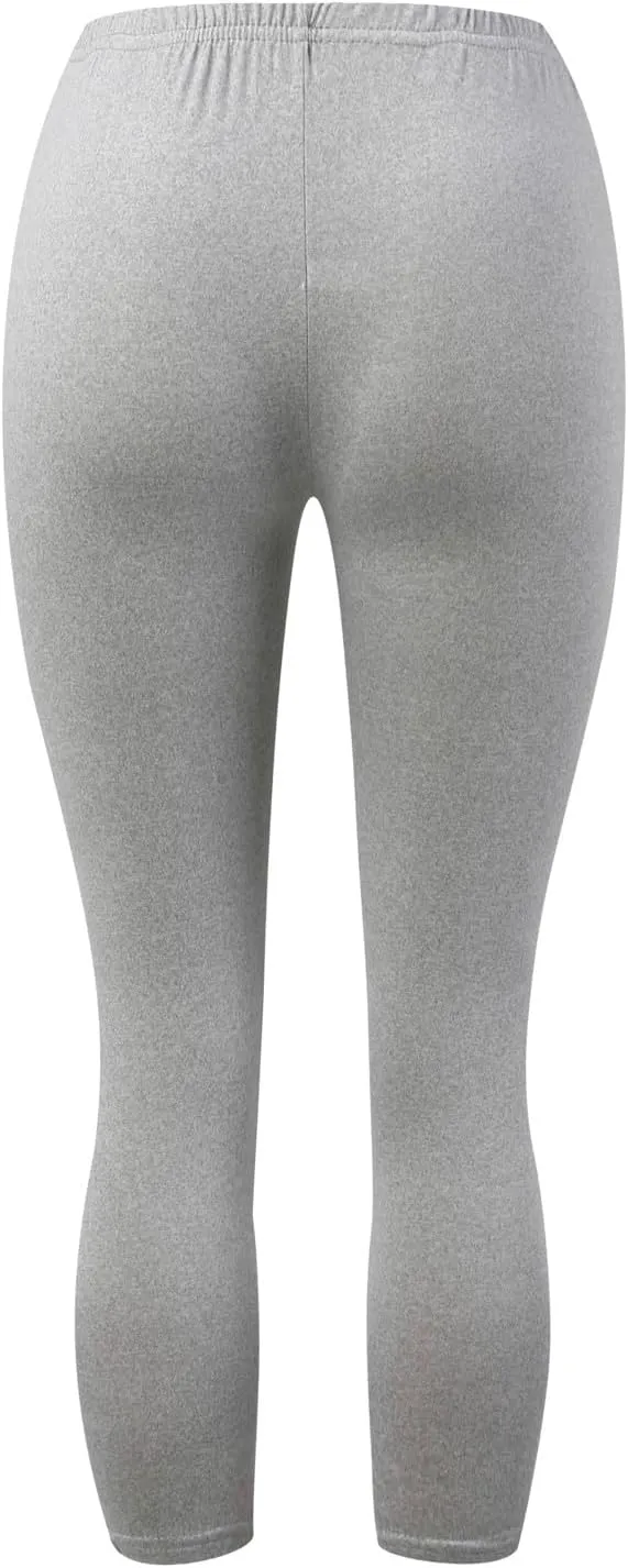 Women's Modal Bottoming Pants Summer Seven Pants Skinny Elastic Outside Wear Tight Cropped Tapered Trousers