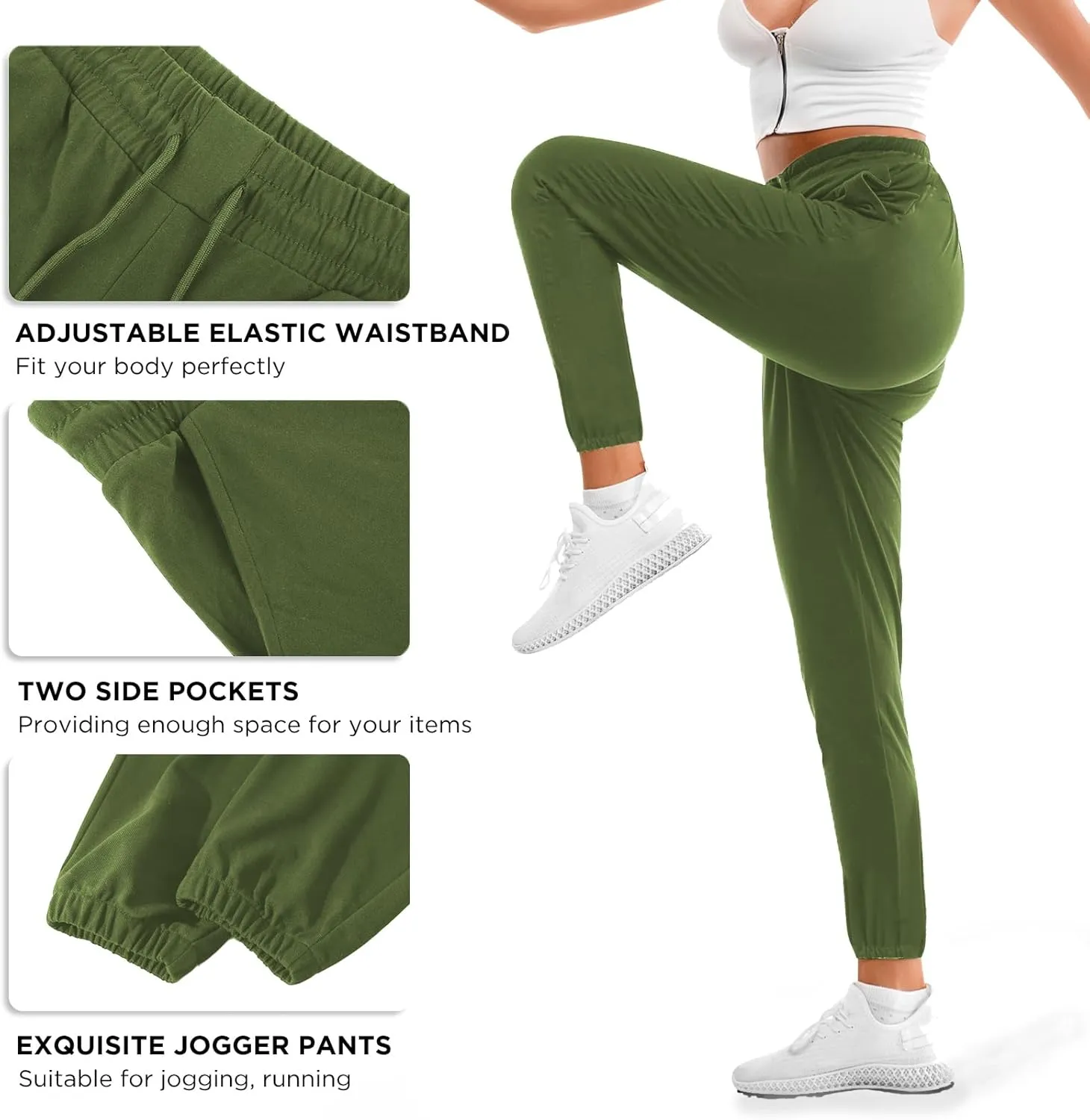 Womens Sweatpants with Pockets - Joggers for Women Sport Pants Trousers for Women